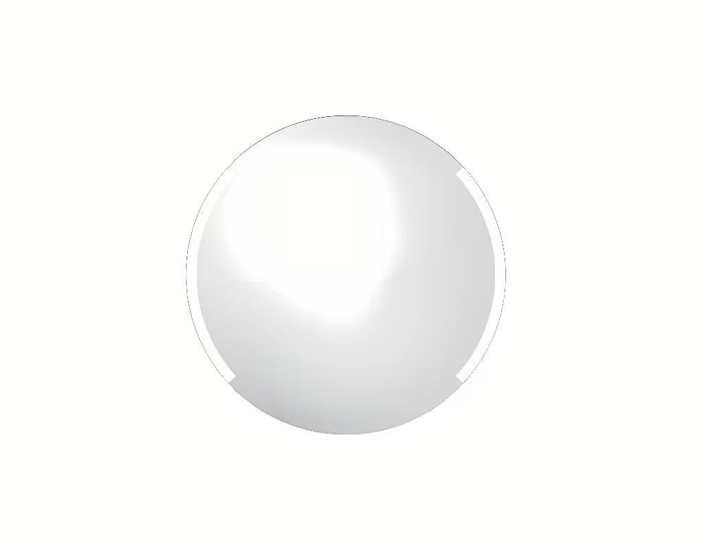 Okruglo kupaonsko LED ogledalo Naturel promjera 60 cm s pozadinskim osvjetljenjem i aluminijskim okvirom