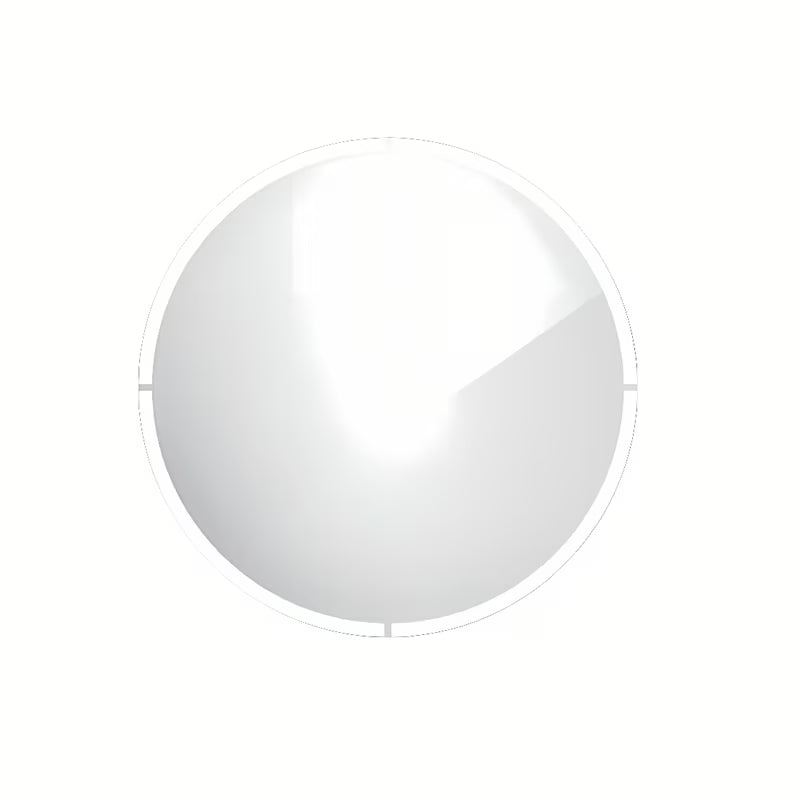 Okruglo kupaonsko LED ogledalo Nimco s obodnim LED osvjetljenjem, promjer 800 mm, aluminijski okvir.