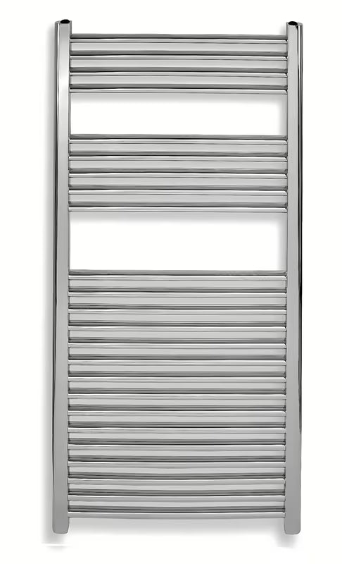 Kombinirani kupaonski radijator Novaservis 45x120 cm u krom izvedbi s ravnim linijama