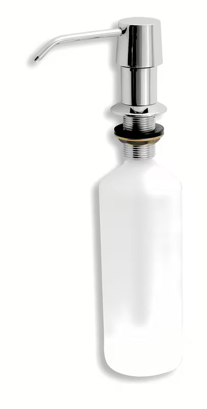 Krom dozator sapuna Novaservis s mesinganom kromiranom pumpicom i pričvrsnim navojem 26 mm.