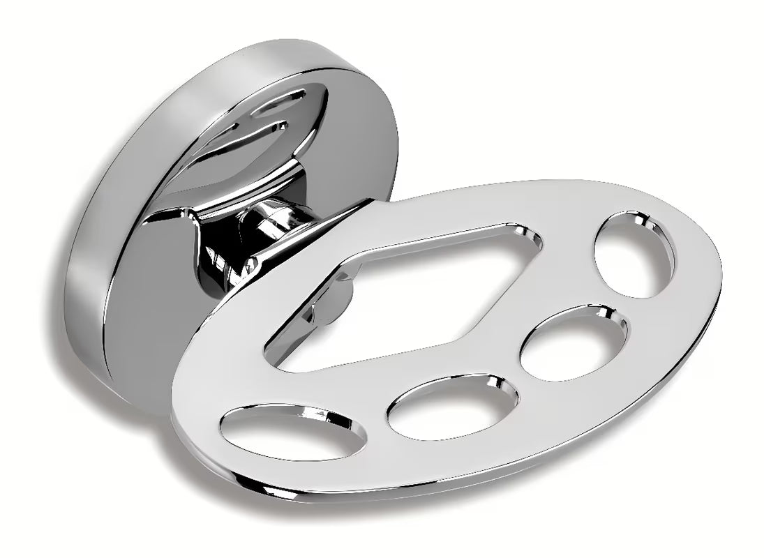 Kromirani držač četkica Novaservis Metalia 1 pro, zidna montaža bušenjem