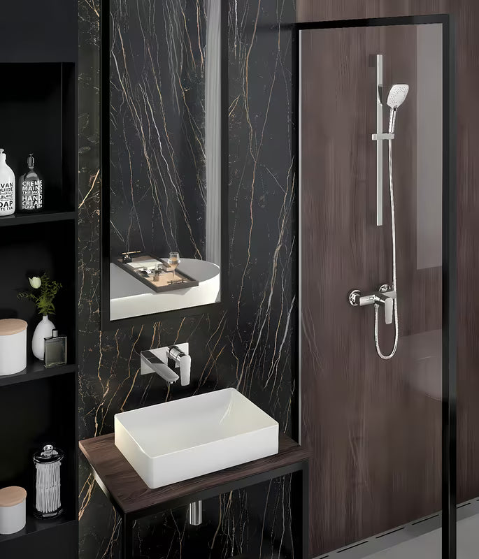 Novaservis Metalia 58 jednoručna baterija zidna miješalica za tuš u krom izvedbi