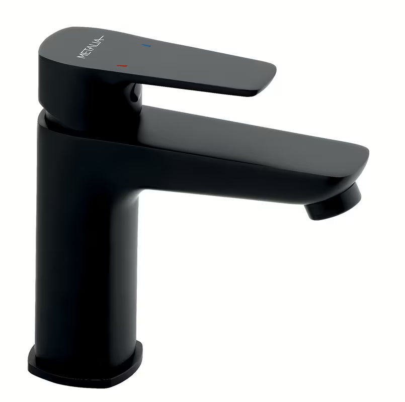 Novaservis Metalia 58 jednoručna baterija stojeća miješalica za umivaonik u crnoj boji s mat završnom obradom