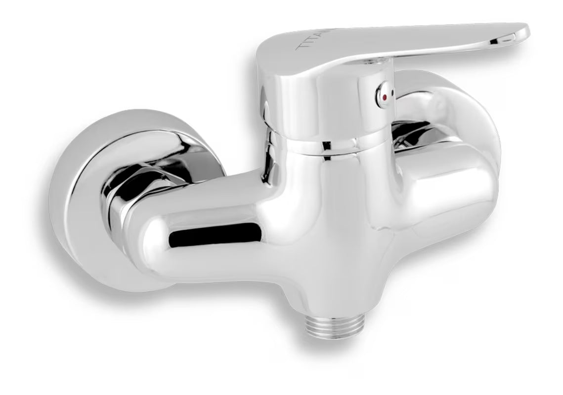 Kromirana jednoručna baterija miješalica za tuš Novaservis Titania Iris New pro za zidnu montažu