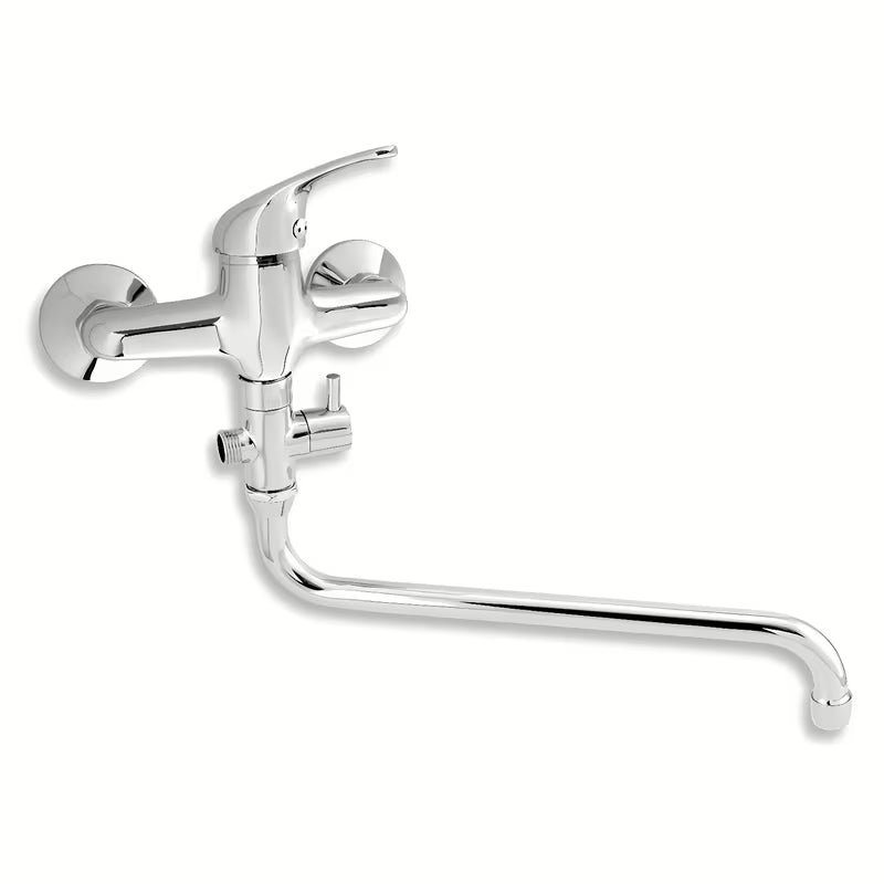 Novaservis Titania Iris jednoručna baterija zidna miješalica za kadu u krom izvedbi