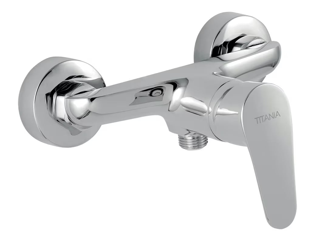 Novaservis Titania Simply jednoručna baterija zidna miješalica za tuš u krom izvedbi