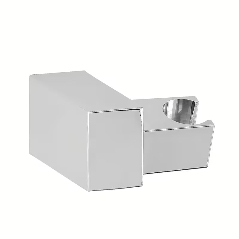 Kromirani zidni nosač ručnog tuša Optima u četvrtastom dizajnu sa zakretnim zglobom