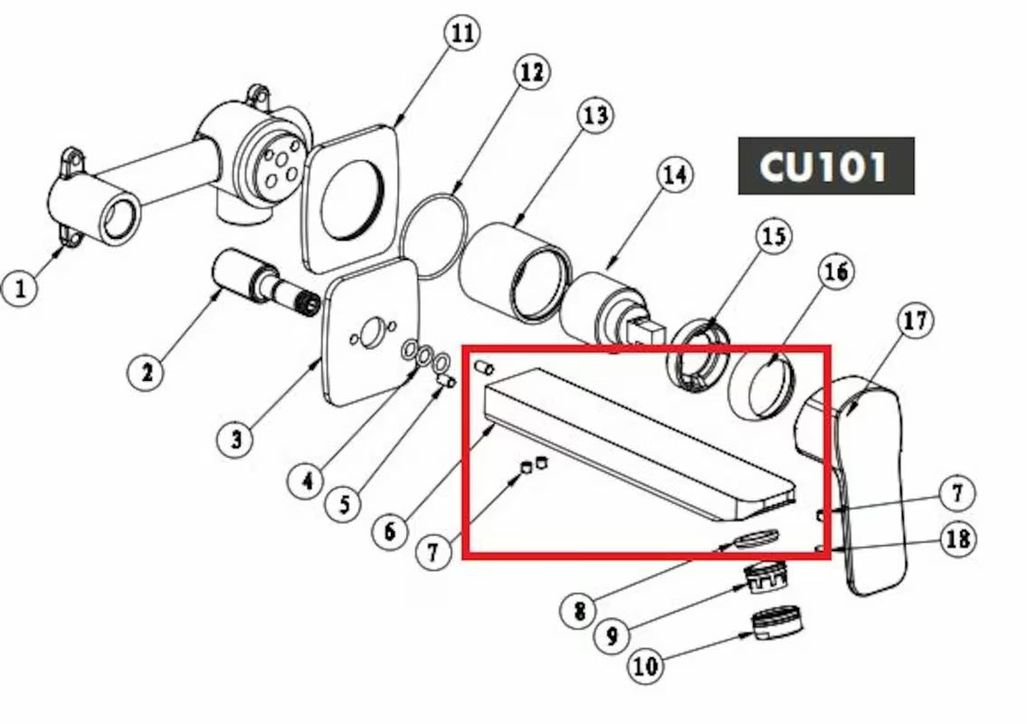 Zamjenski dio Optima NDCU1016 namijenjen pro miješalice Optima