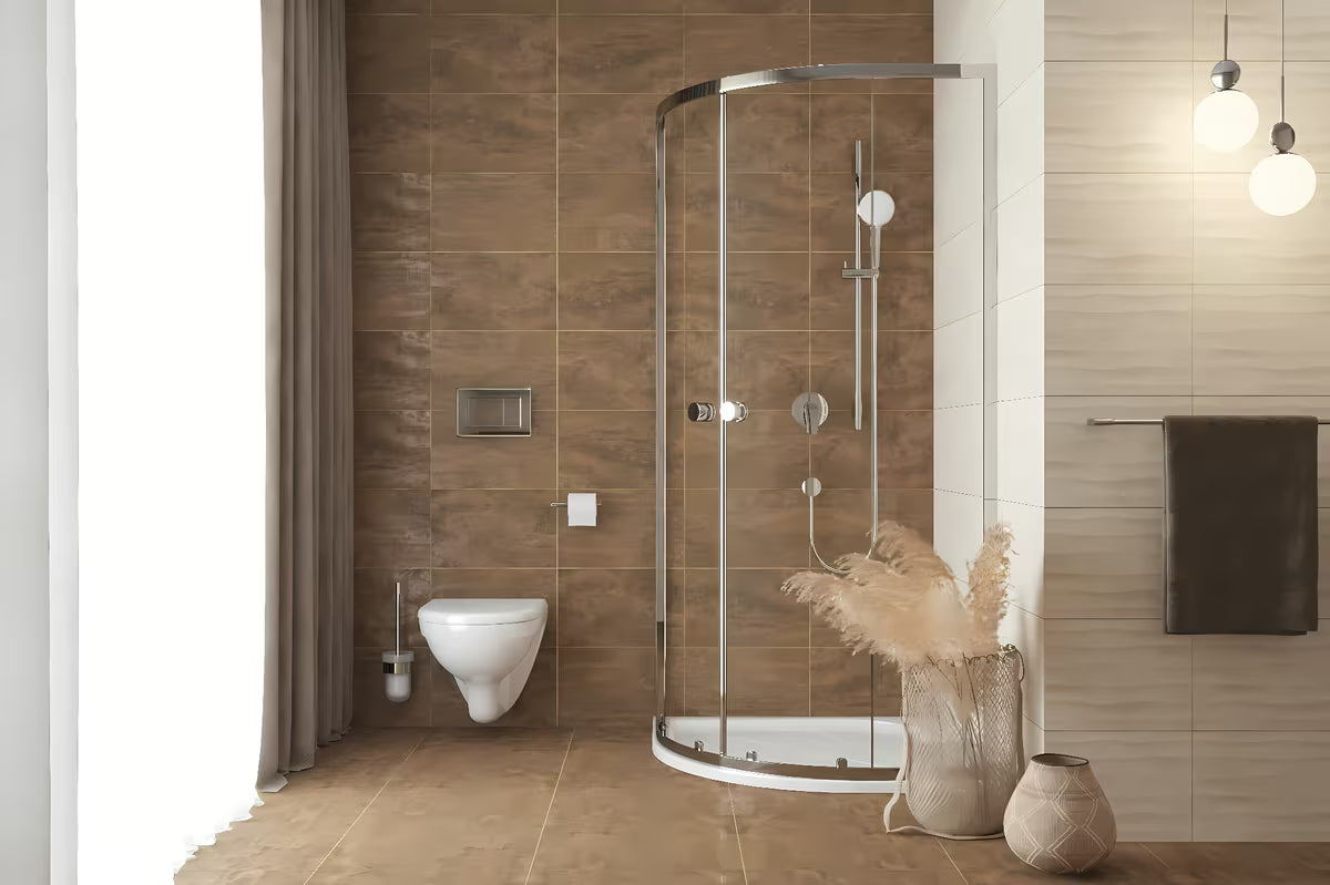 Optima podžbukni priključak u krom izvedbi, zaobljenog dizajna