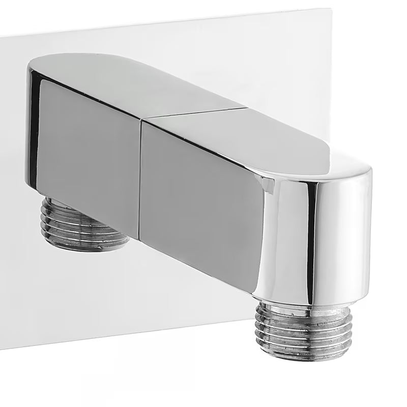 Optima podžbukni priključak tuševi u kromu s držačem ručne tuševi u zaobljenom dizajnu