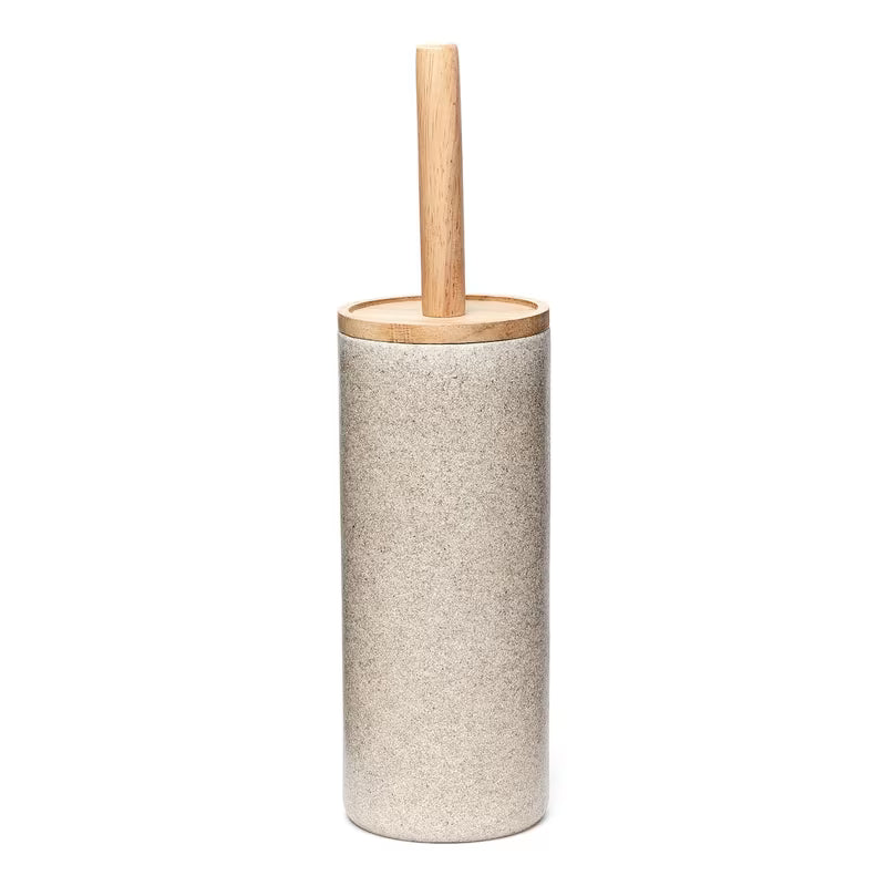 ČETKA za Wc Optima Poly u nijansi light-limestone, od polirezina i drva