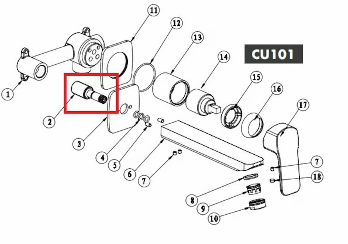 Zamjenski dio Optima pro miješalice pro za brzi popravak i pouzdano brtvljenje.