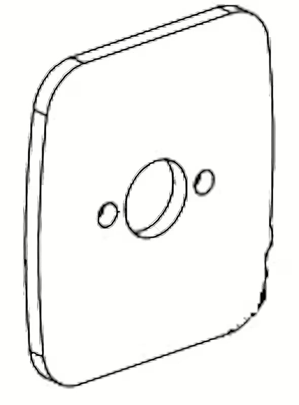 Optima Cu101 zamjenska rozeta za izljev pro slavine serije Cu101 u minimalističkoj izvedbi