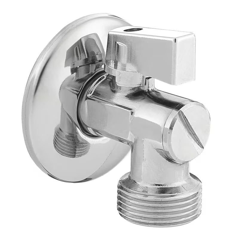 Potpuno metalni kutni ventil Optima 1/2x3/4 s plastičnom klapnom i integriranim filtrom