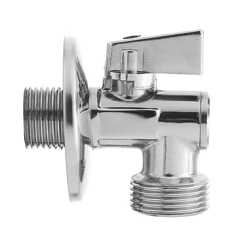 Potpuno metalni kutni ventil Optima 1/2x3/4 s plastičnom klapnom i integriranim filtrom