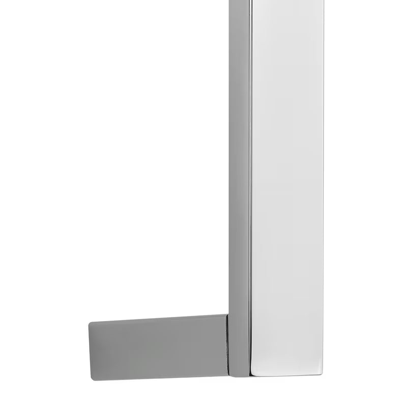 Kvadratna tuš šipka Optima Chrome s kliznim držačem, duljina 68 cm