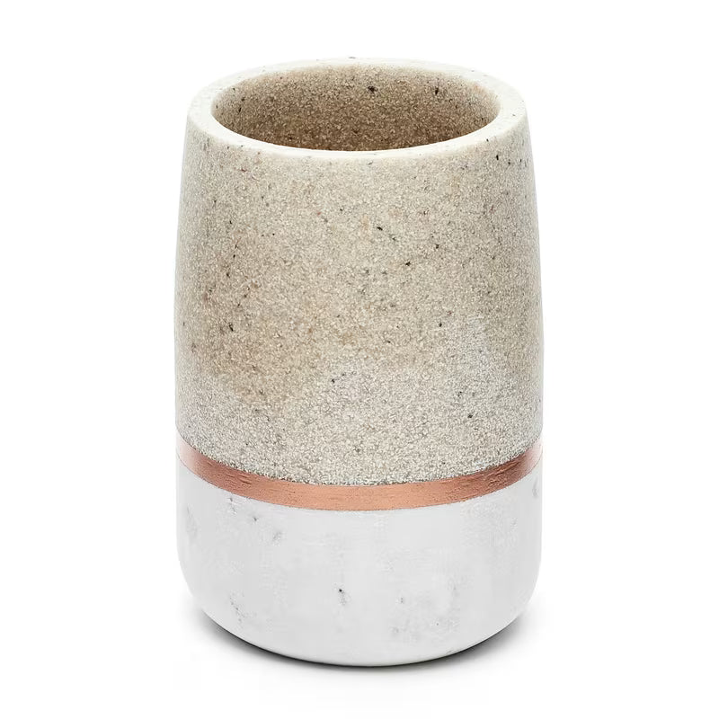 Samostojeći posuda Optima Tera u dekoru light-limestone za svijetlu kupaonicu