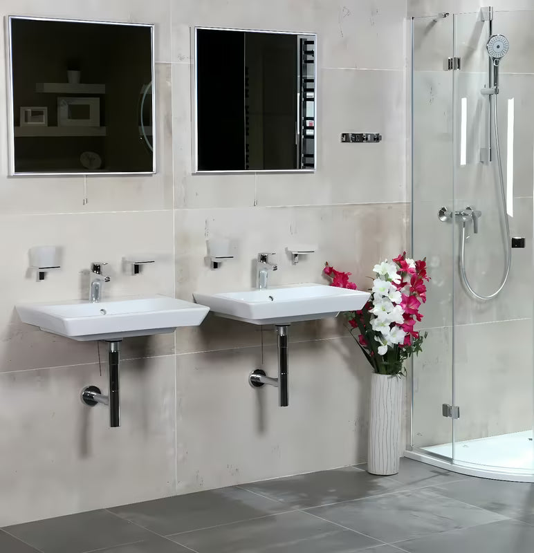 Dizajnerski sifon za umivaonik Optima Chrome u izvedbi chrome pro, promjer 32 mm