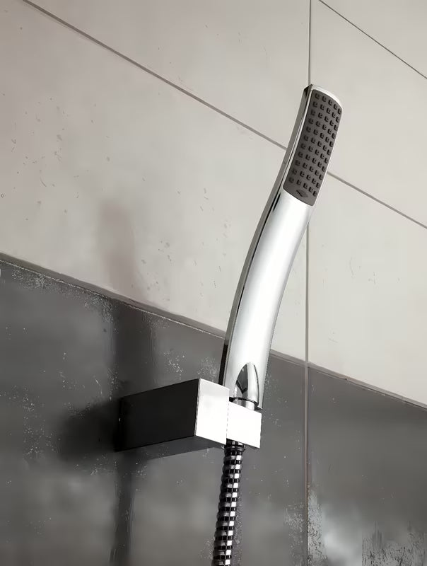 Optima set za kadu u krom izvedbi s ručnim tušem, držačem i tuš crijevom