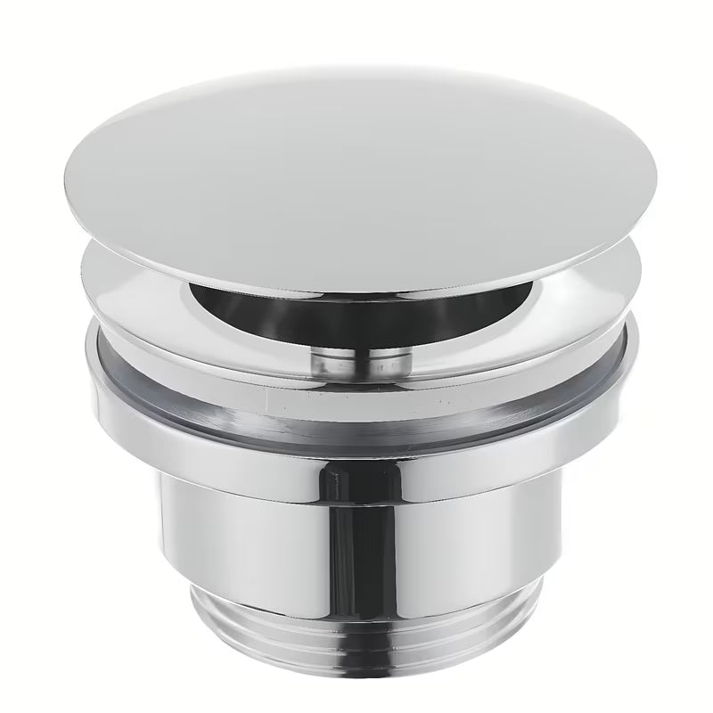 Optima Chrome kromirana neuzatvoriva odvod za umivaonik s uklonjivom kapicom