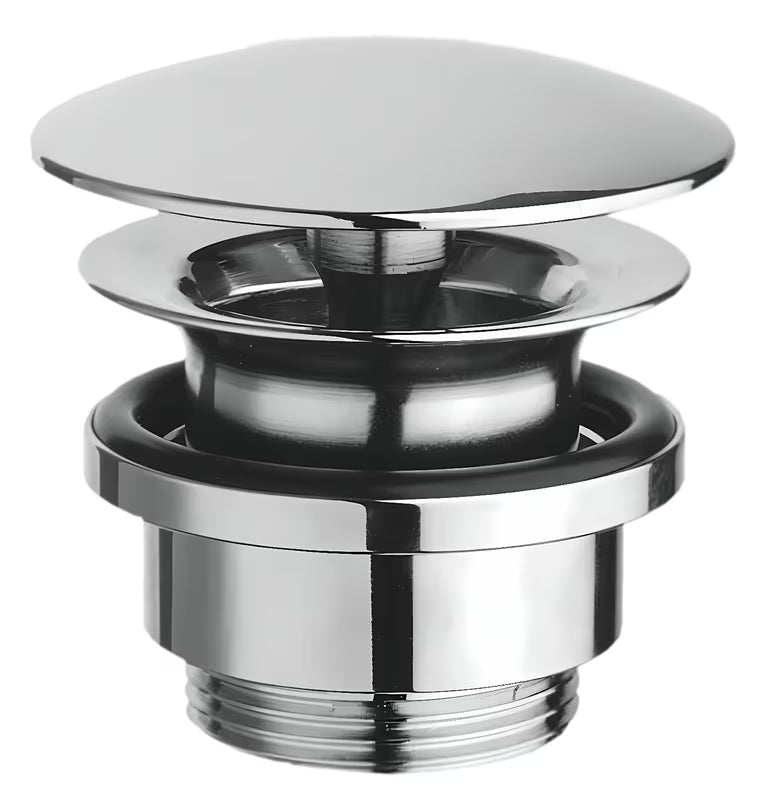 Optima Chrome kromirana neuzatvoriva odvod za umivaonik s uklonjivom kapicom