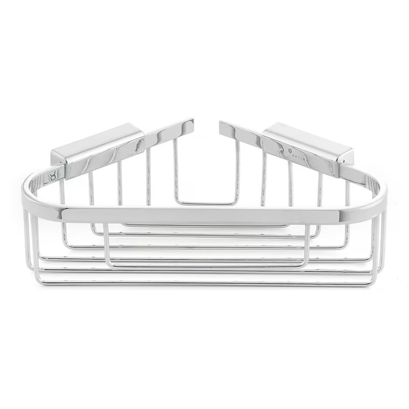 Kutna zidna žičana posuda za sapun Optima Wire program u izvedbi chrome od kromiranog mesinga.