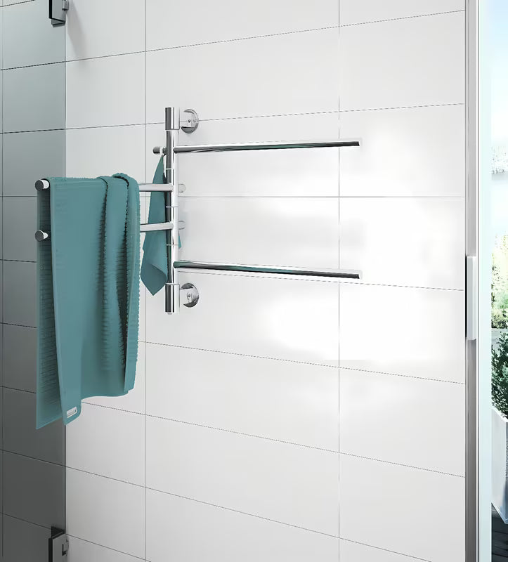 P.M.H. Fenix električni sušač ručnika od poliranog nehrđajućeg čelika sa zakretnim krakovima