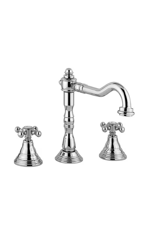 Paffoni Belinda ventilna stojeća miješalica za umivaonik u sjajnom kromu bez odvoda