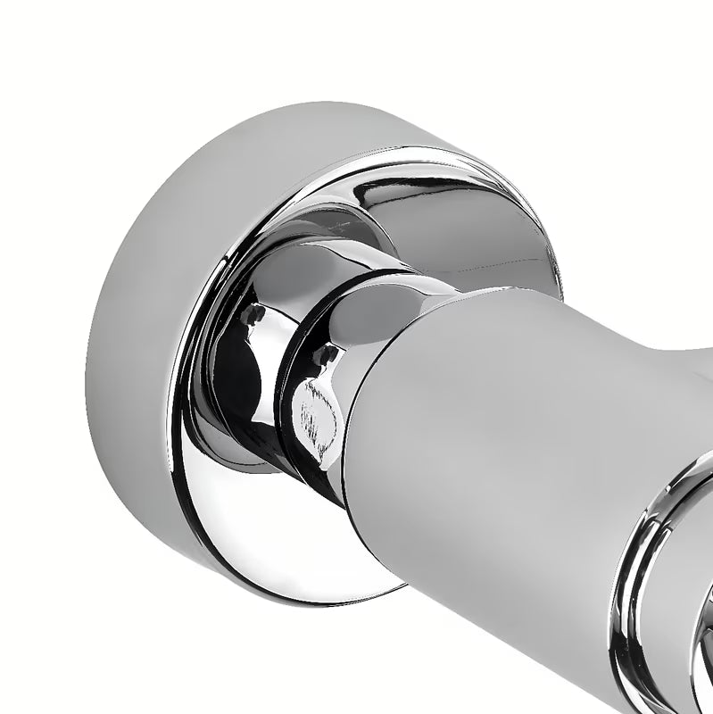 Paffoni Cruz ventilna zidna miješalica za kadu s tuš setom u kromiranoj izvedbi.