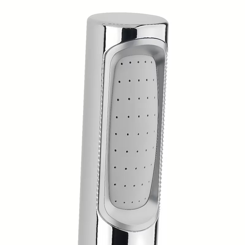 Paffoni Cruz ventilna zidna miješalica za kadu s tuš setom u krom izvedbi.