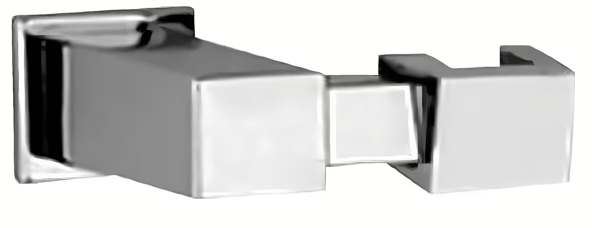 Kromirani zidni nosač ručnog tuša Paffoni Level u modernom četvrtastom dizajnu.