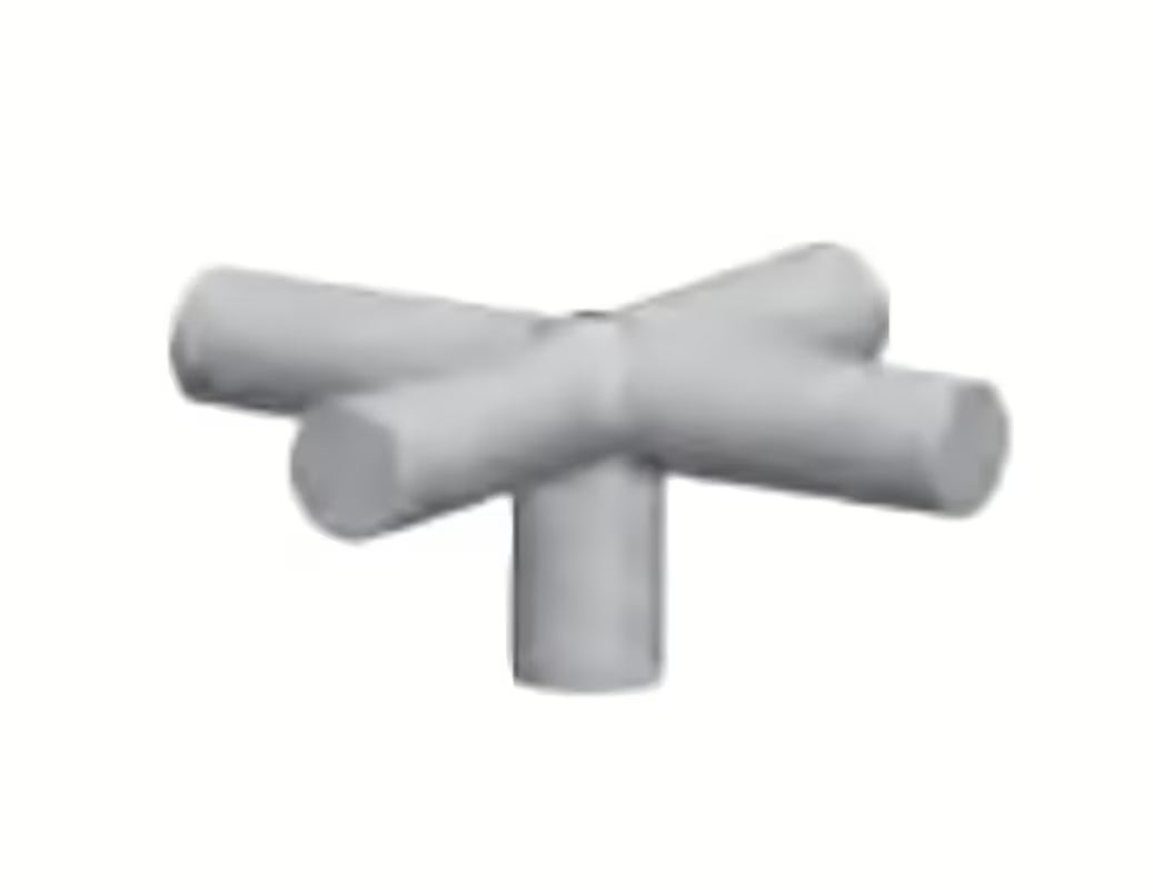 Zamjenska ručica Paffoni quattro/cruz u krom izvedbi