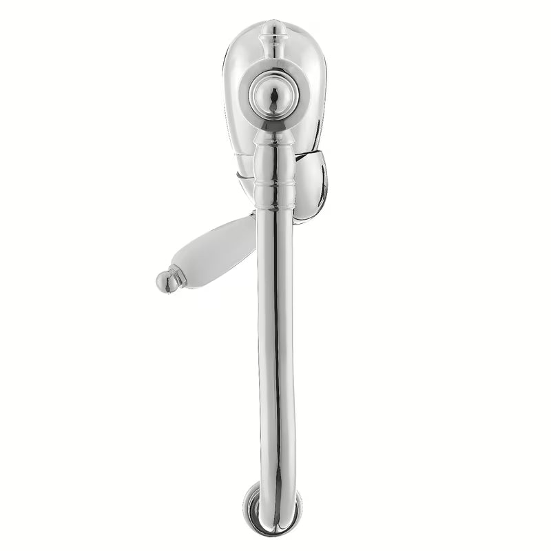 Kromirana miješalica za sudoper Paffoni Ricordi u retro zaobljenom dizajnu s polugom i zakretnim izljevom.