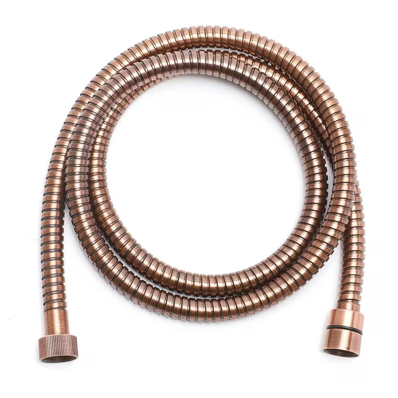 Tuš crijevo Paffoni u bakrenoj boji sa zaštitom protiv okretanja, duljina 150 cm.