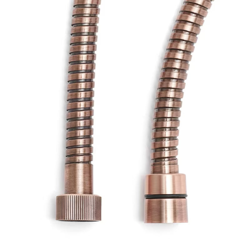 Tuš crijevo Paffoni u bakrenoj boji sa zaštitom protiv okretanja, duljina 150 cm.