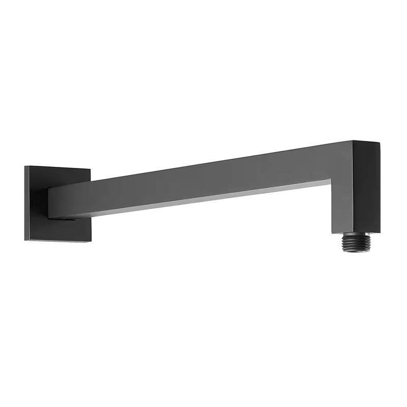 Nosač nadglavnog Tuša Paffoni u mat crnoj boji, duljina 40 cm.