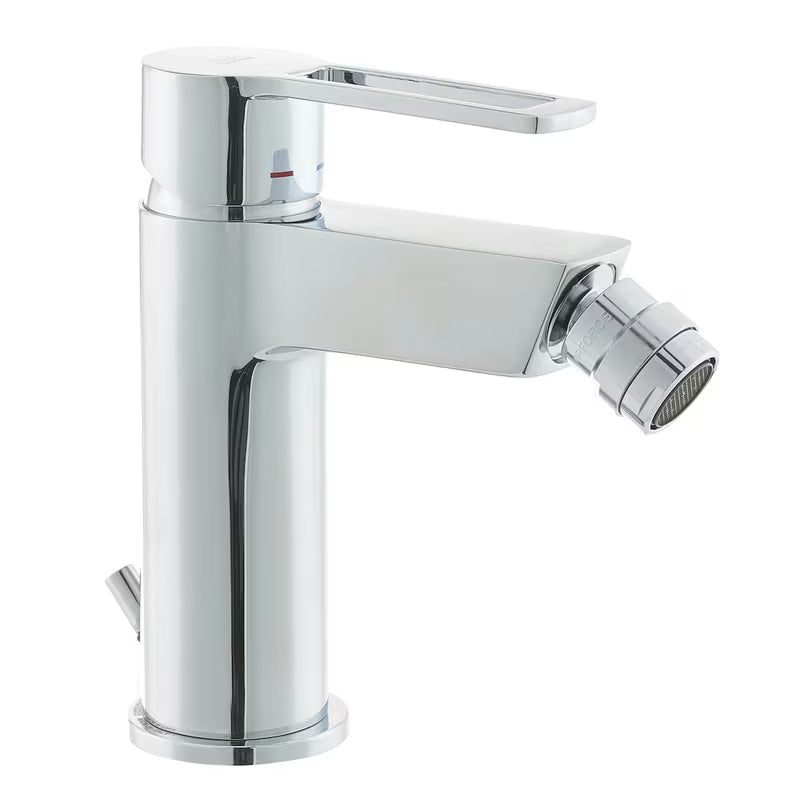 Kromirana miješalica za bide Paffoni Vallone s otvorenom ručicom i fleksibilnim perlatorom