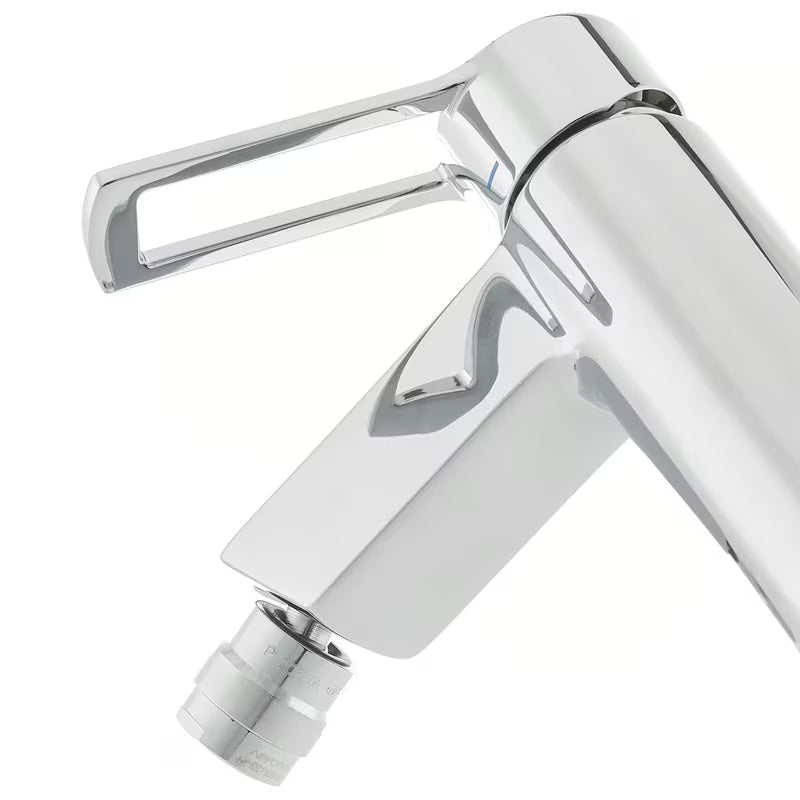 Kromirana miješalica za bide Paffoni Vallone s otvorenom ručicom i fleksibilnim perlatorom