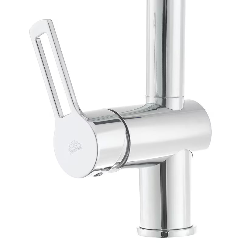 Kromirana miješalica za sudoper Paffoni Vallone s izvlačivim tušem i s otvorenom polugom