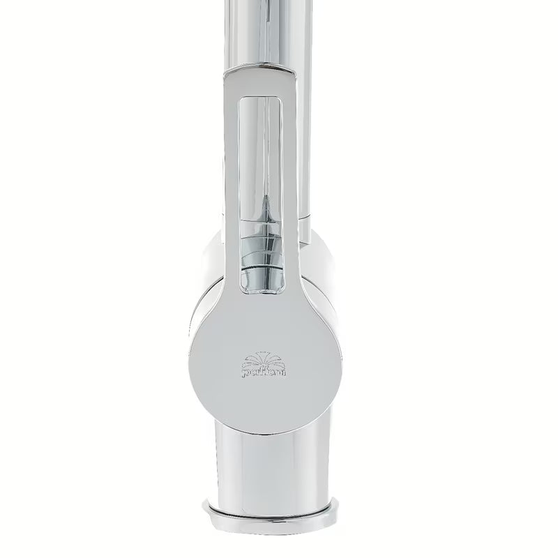 Kromirana miješalica za sudoper Paffoni Vallone s izvlačivim tušem i s otvorenom polugom