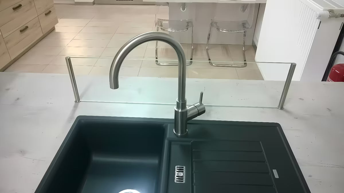 Paffoni Vallone nehrđajuća miješalica za sudoper Supersteel s okretnim izljevom