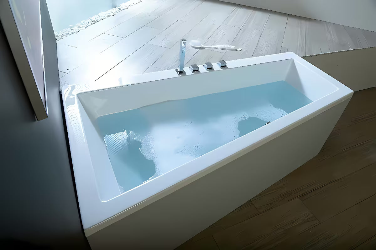 Polysan Andra asimetrična akrilna kada u lijevoj izvedbi 180 x 90 cm