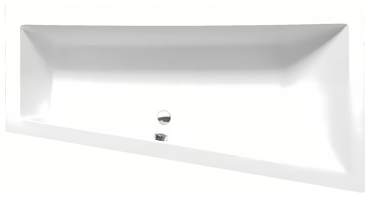 Polysan Andra asimetrična desna kada 180 x 90 cm od akrila