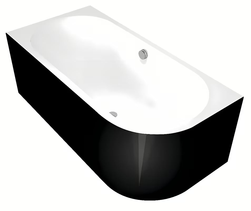 Polysan Astra asimetrična akrilna kada lijeva 160 x 75 cm