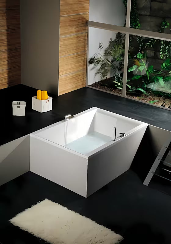 Polysan Dupla pravokutna akrilna kada s mogućnošću lijeve i desne orijentacije