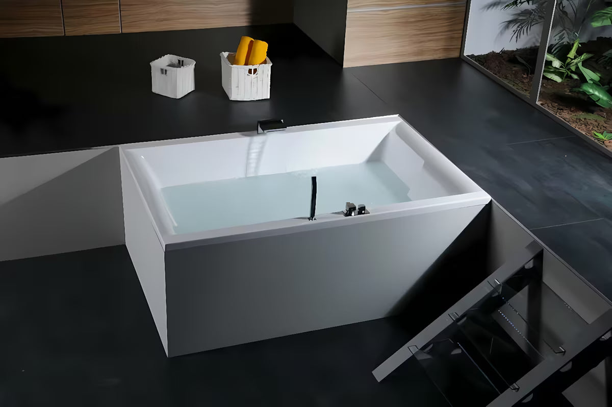 Polysan Dupla pravokutna akrilna kada s mogućnošću lijeve i desne orijentacije