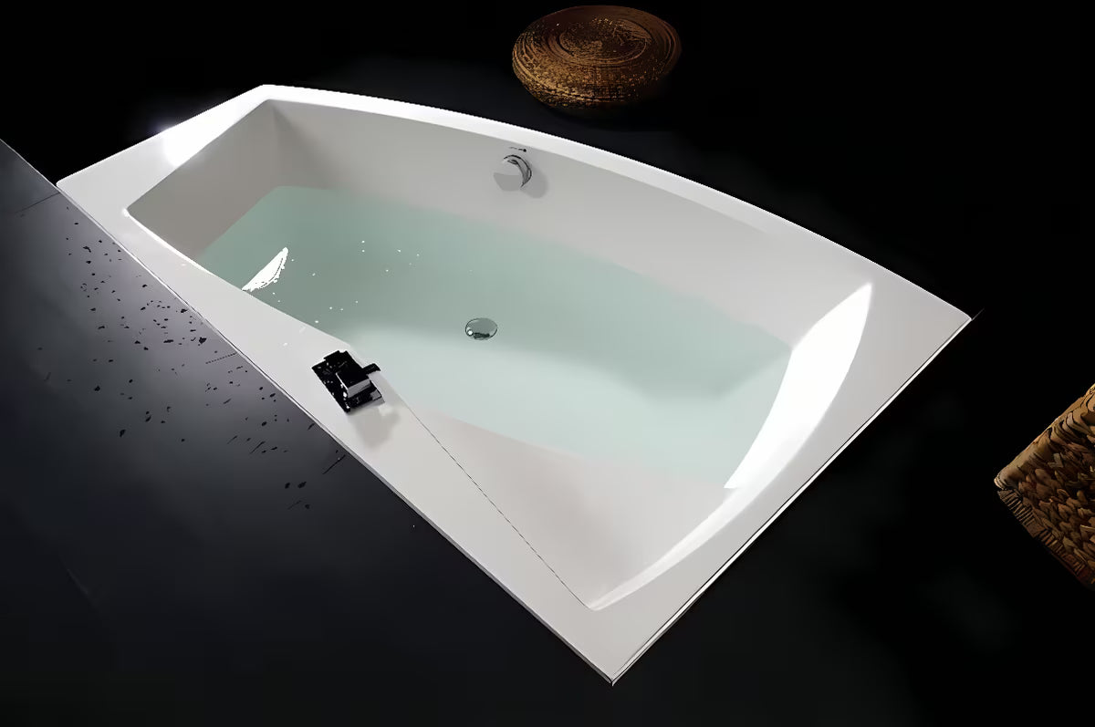 Polysan Evia asimetrična akrilna kada lijeva 170x100 cm