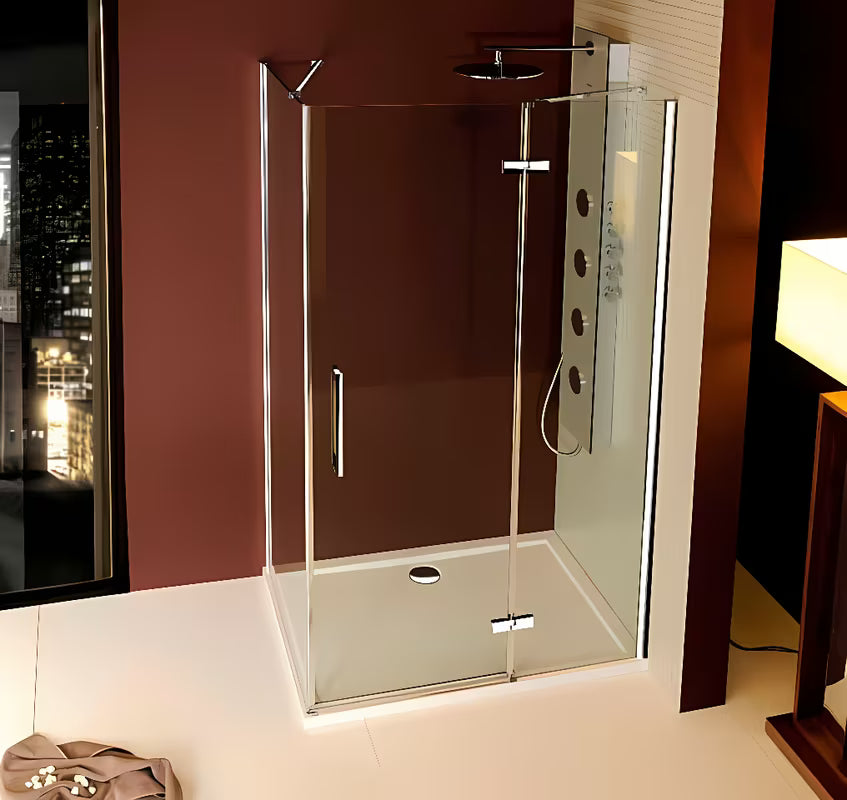 Bijela pravokutna tuš kada Polysan Karia 100x70 cm od lijevanog mramora