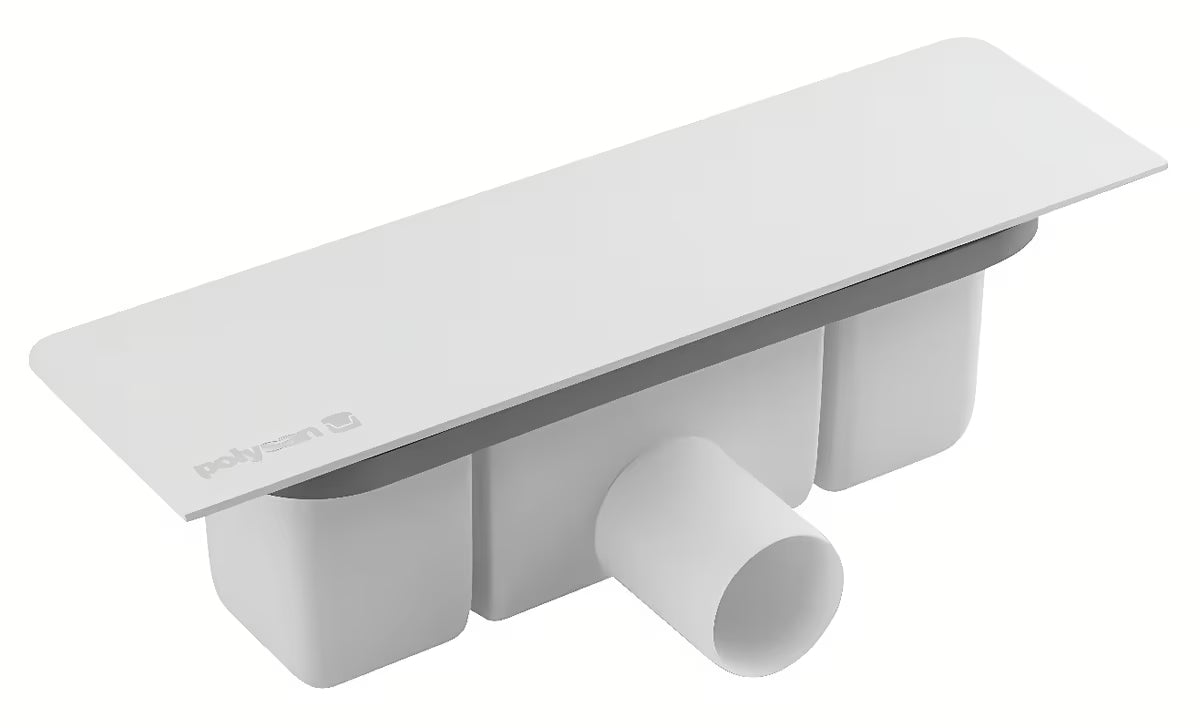 Polysan Kazuko sifon za tuš kadu s bijelim pokrovom pro odvodni otvor 90 mm