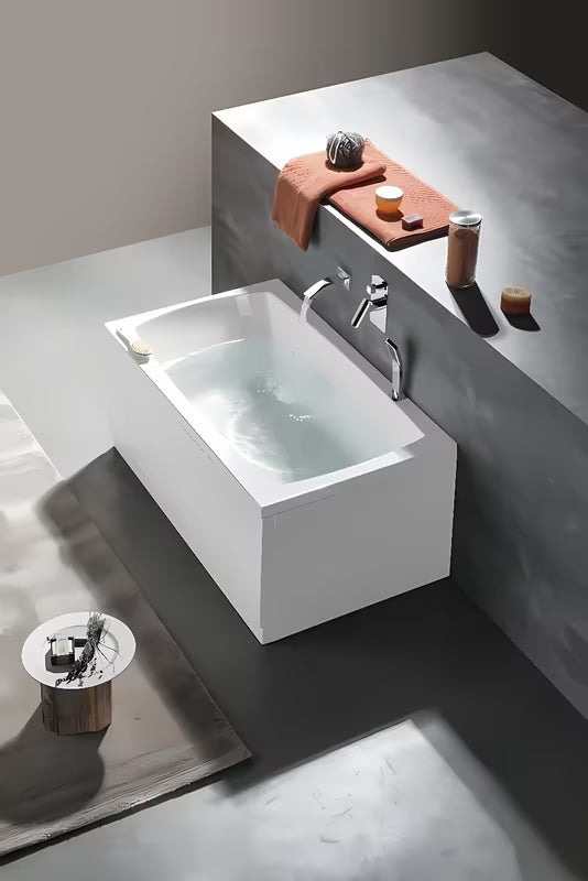 Akrilna pravokutna kada Polysan Lily 130 x 70 cm u lijevoj i desnoj izvedbi